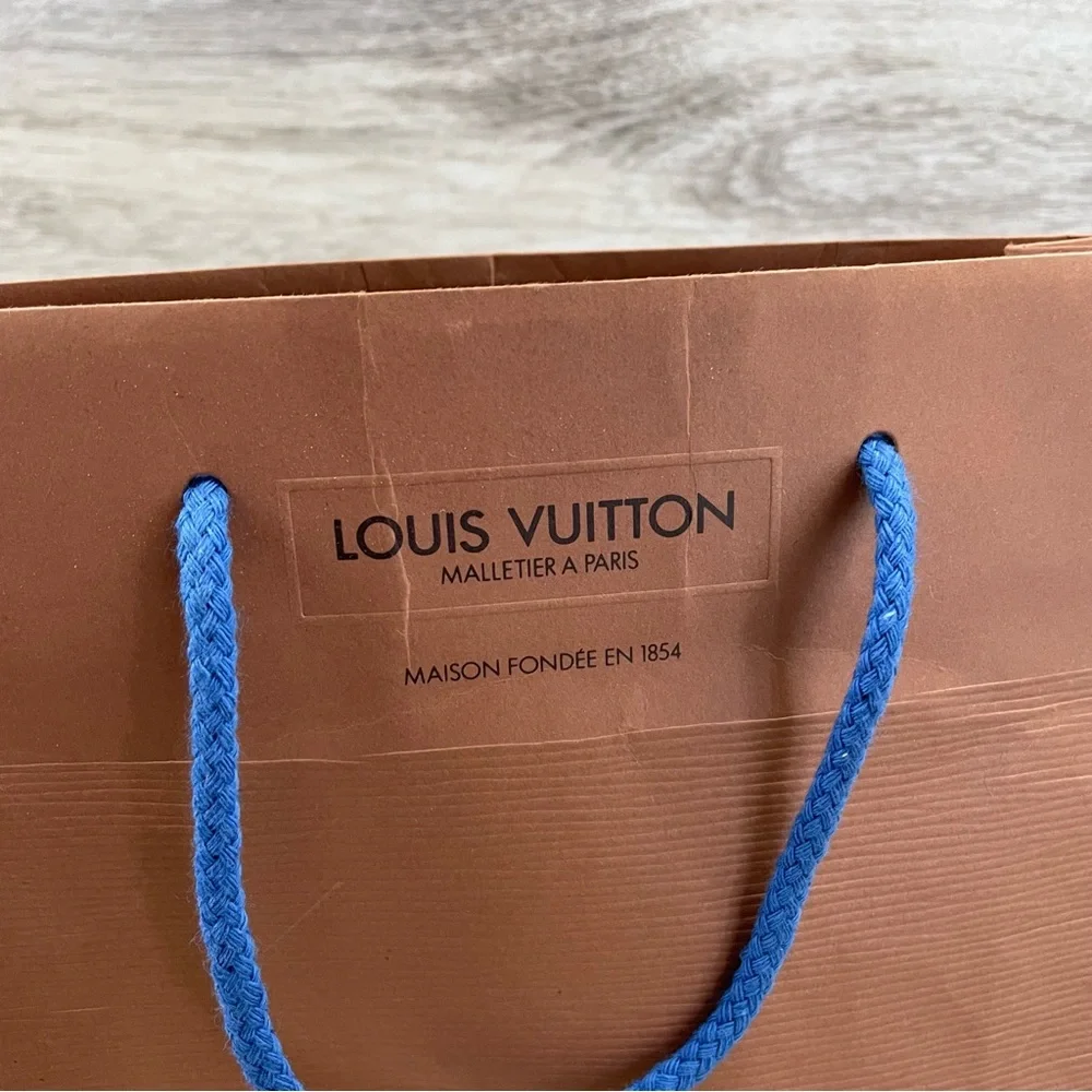 Vintage 1987 LOUIS VUITTON Authentic Gift Shopping Bag 11 x 8 x 2.5”